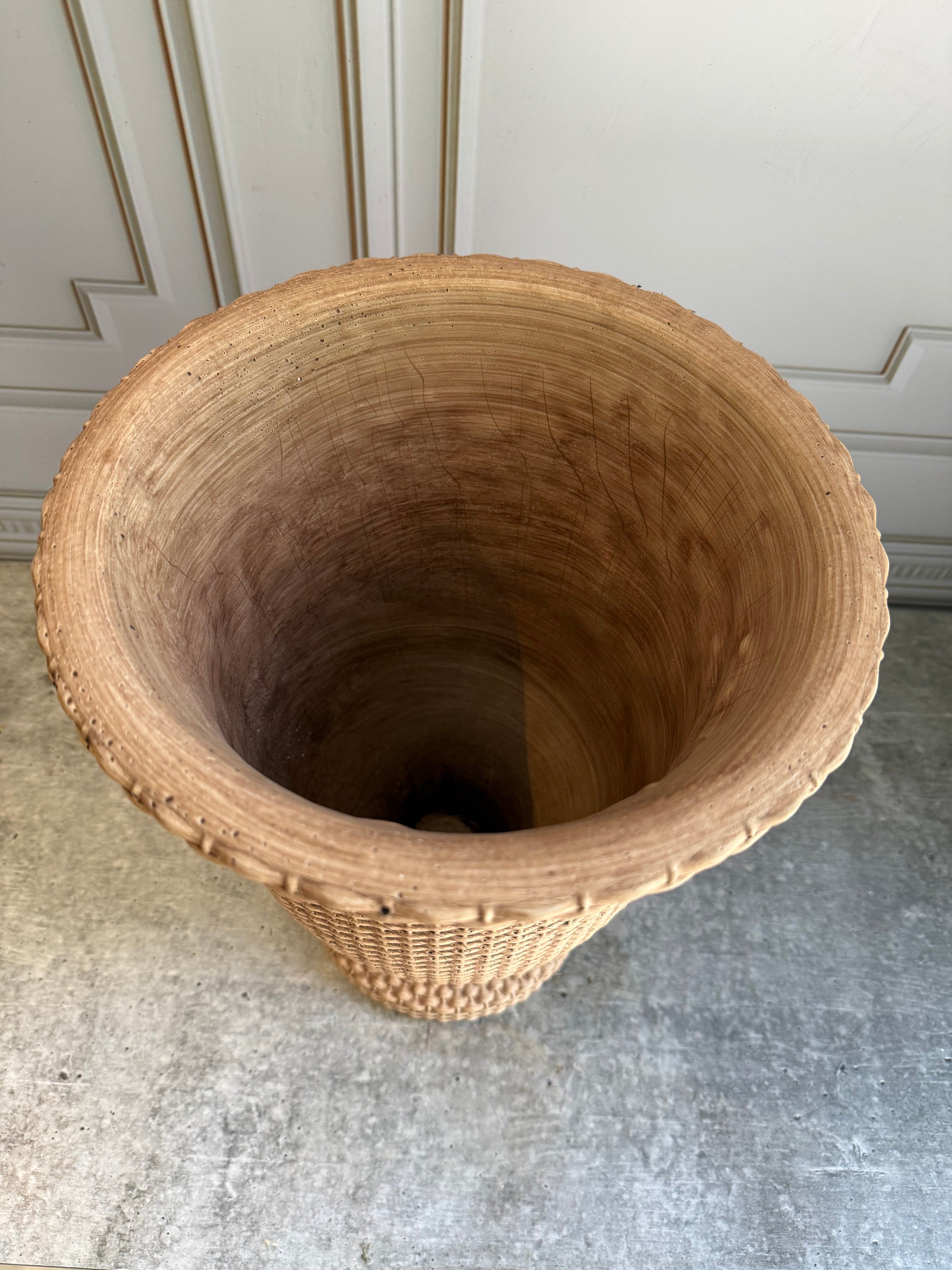 Textured Chalice Vase