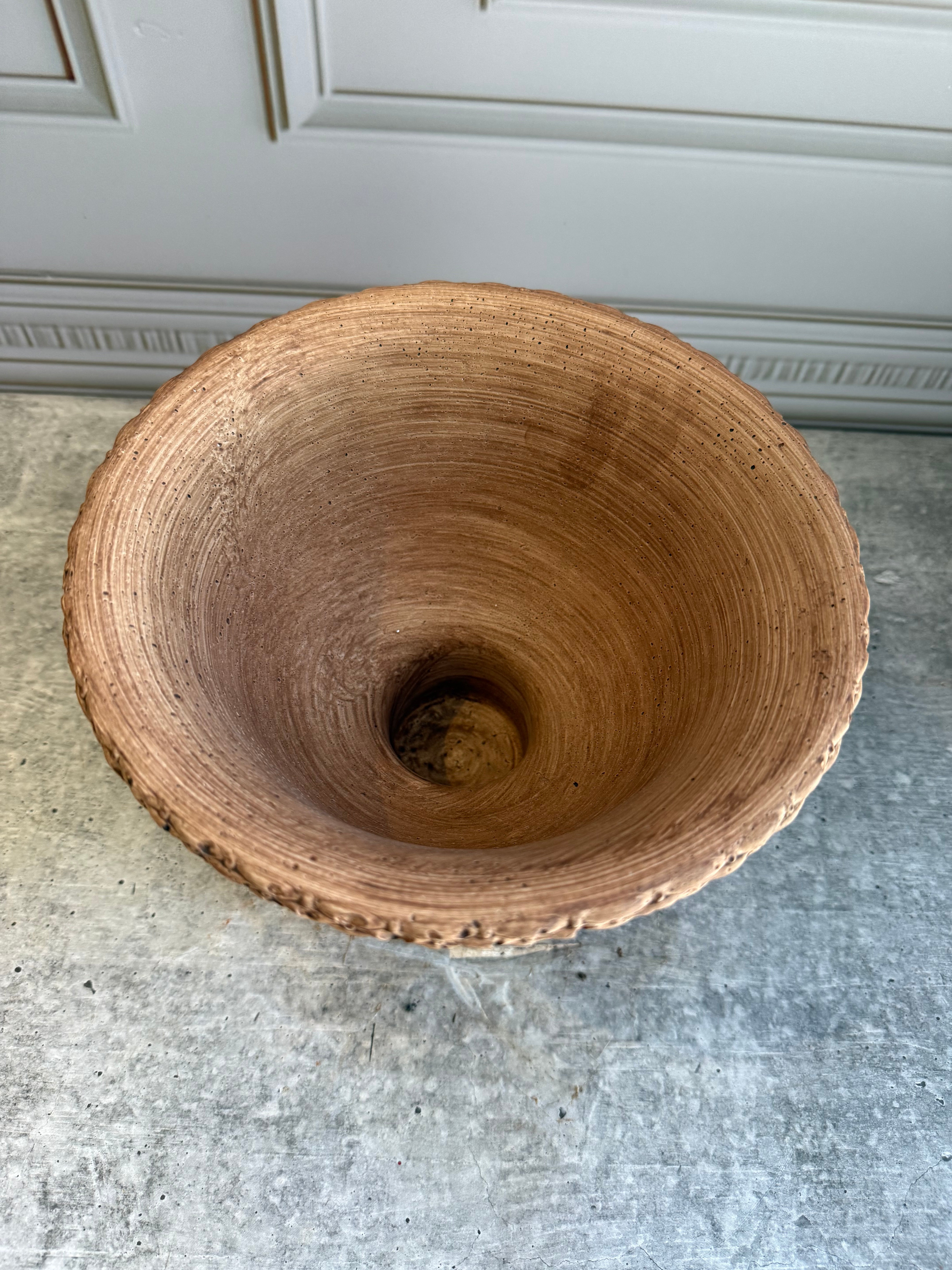 Textured Goblet Vase