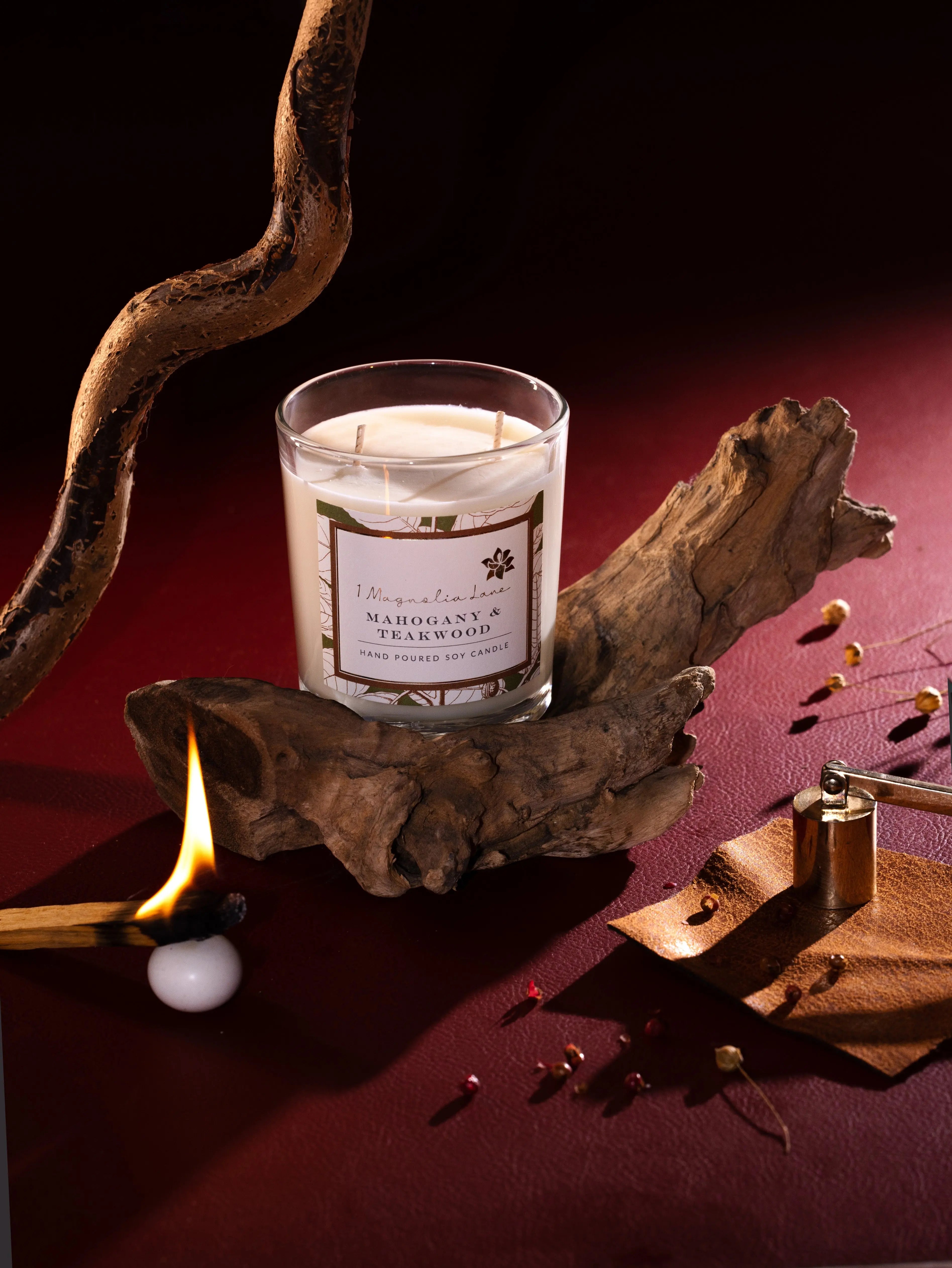 Mahogany & Teakwood Candle