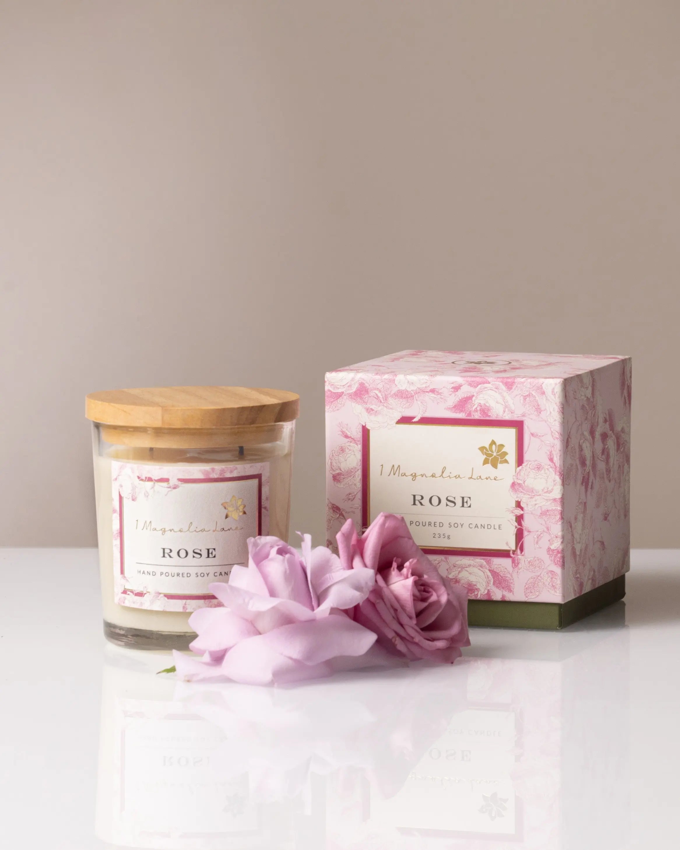 Rose Candle