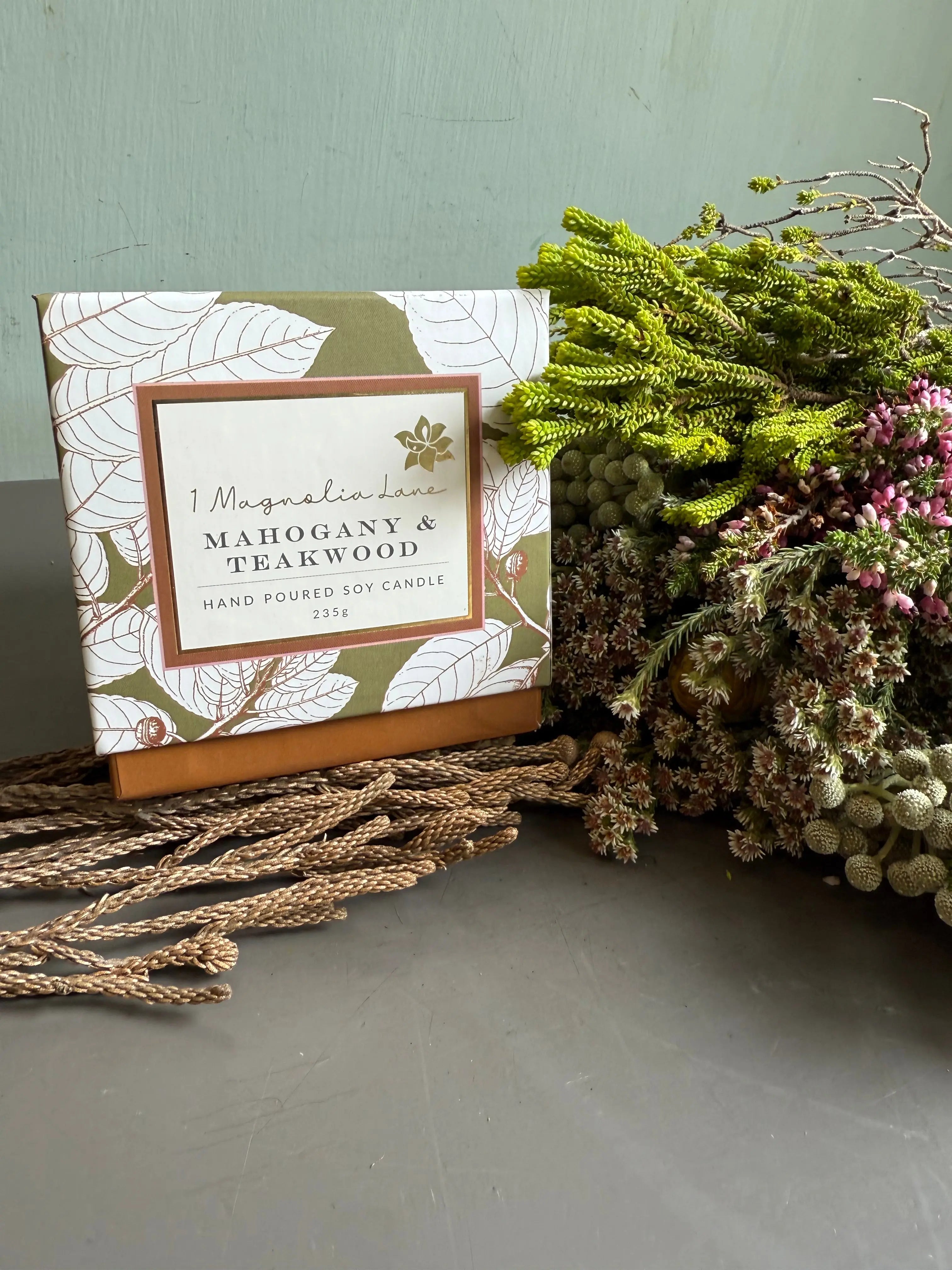 Mahogany & Teakwood Candle 1magnolialane