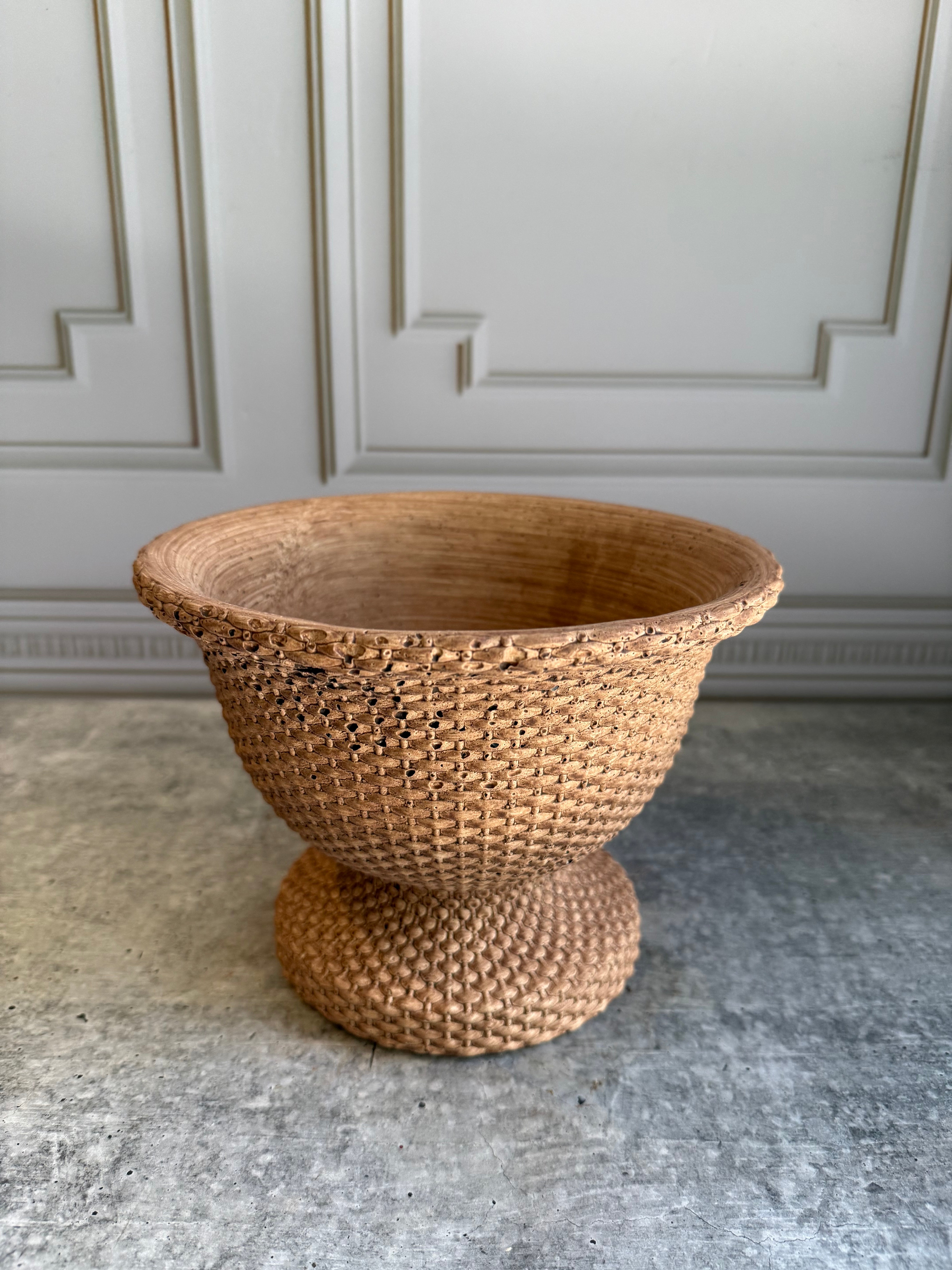 Textured Goblet Vase